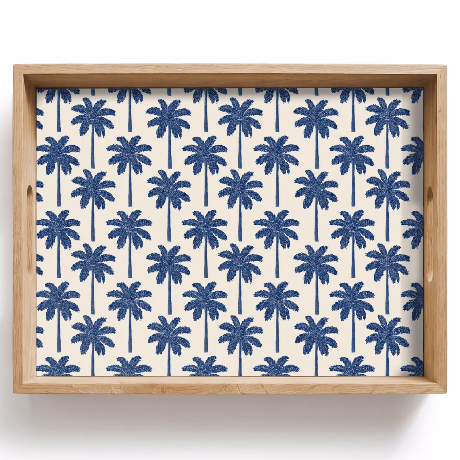 Tray - Symmetrical - Palm - Blue — 1