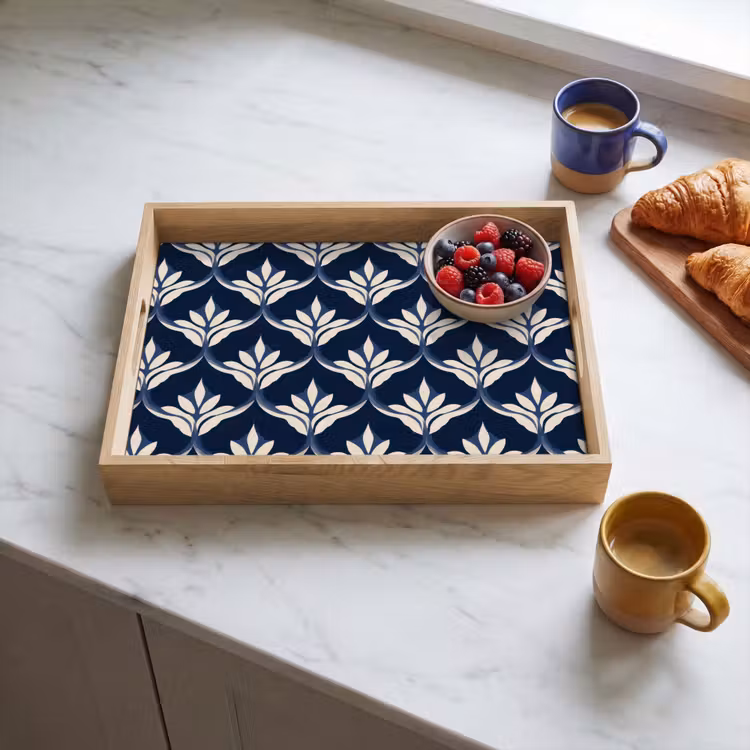 Tray - Modern - Design - Blue — 3