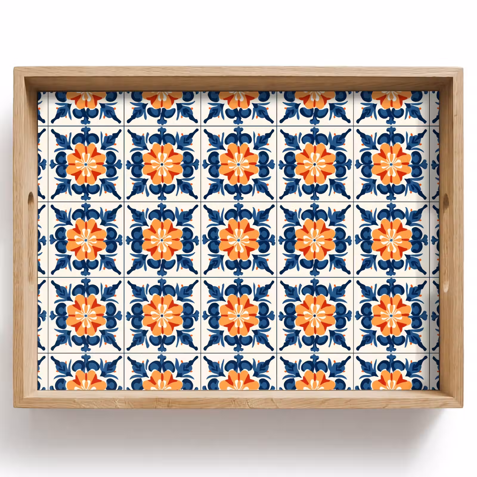 Tray - Traditional - Tile - Orange — 1