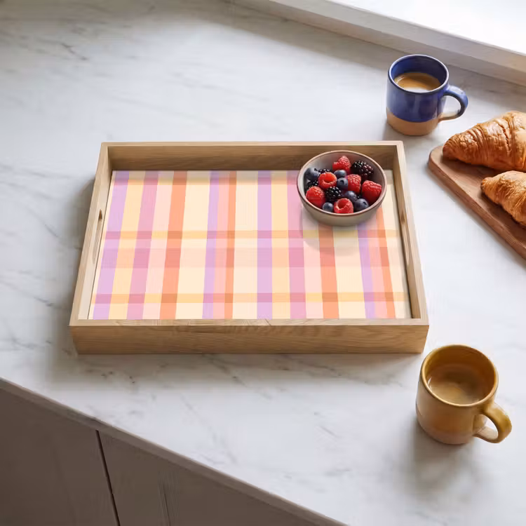 Tray - Pastel - off pattern - Geometric — 3