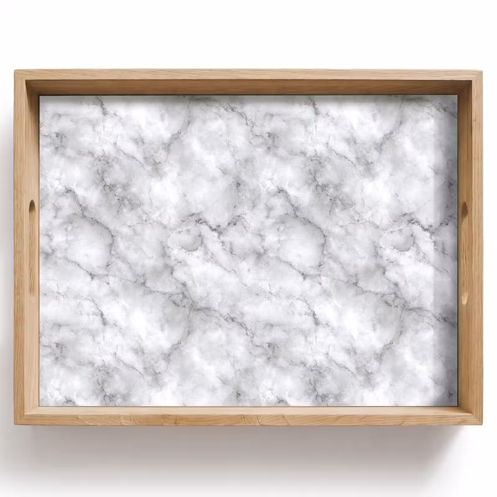 Tray - Gray - Marble - Classic - Veins — 1