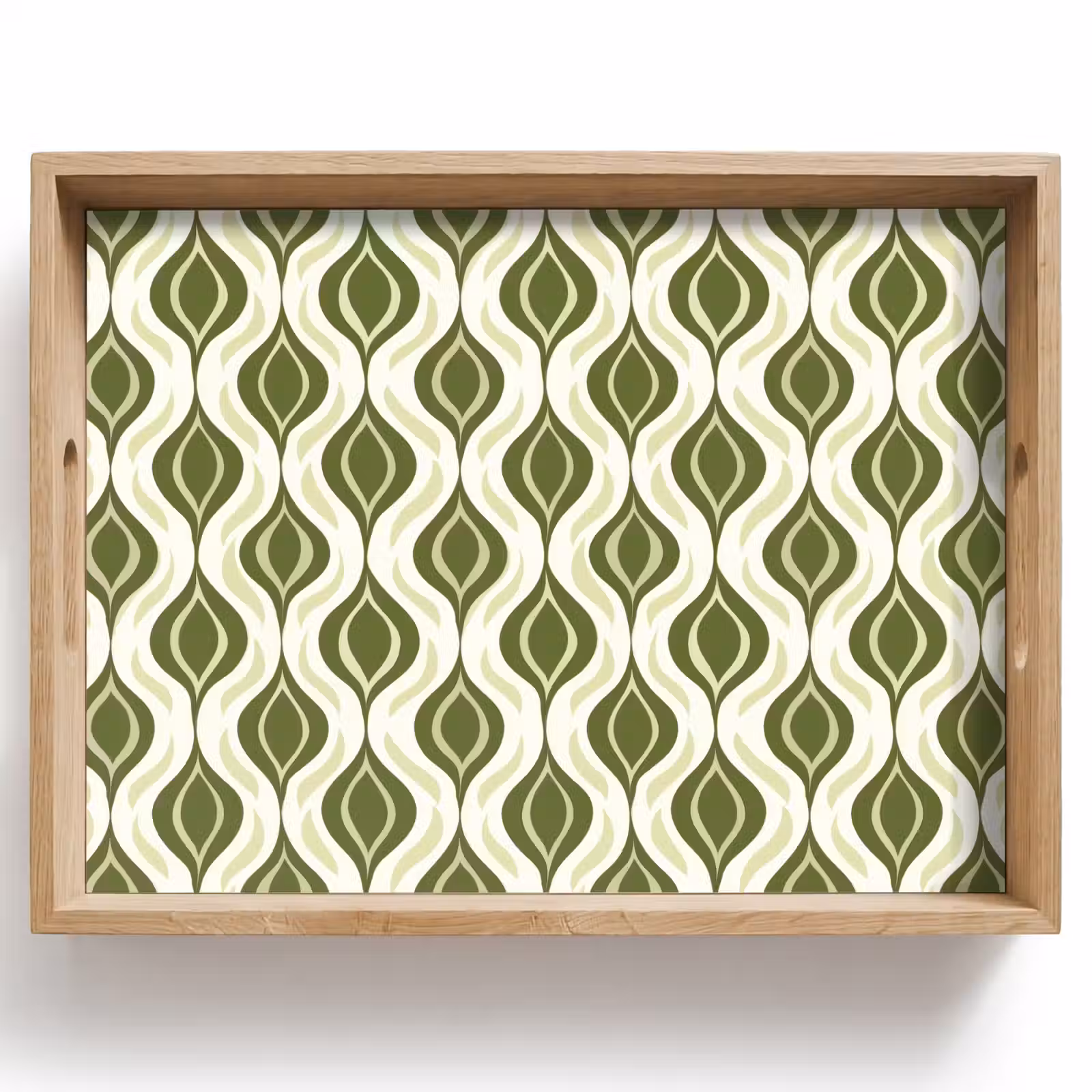 Tray - Pattern - Retro - Green — 1