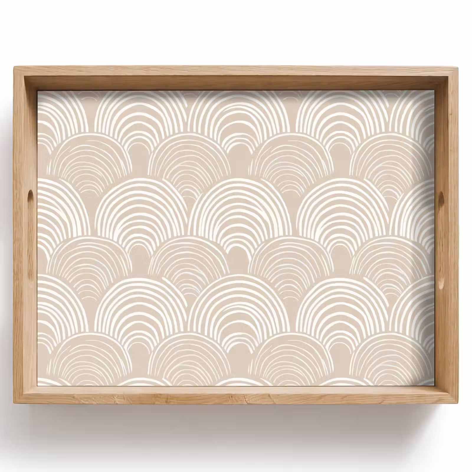Tray - Waves - Texture - Beige — 1