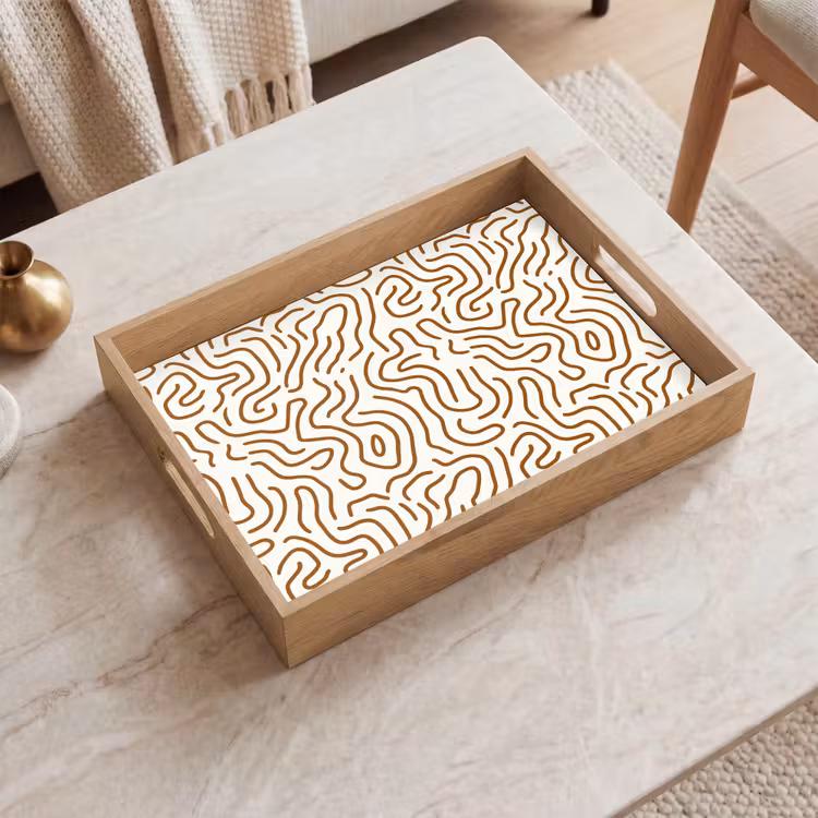 Tray - Minimalist - Pattern - Terracotta — 2