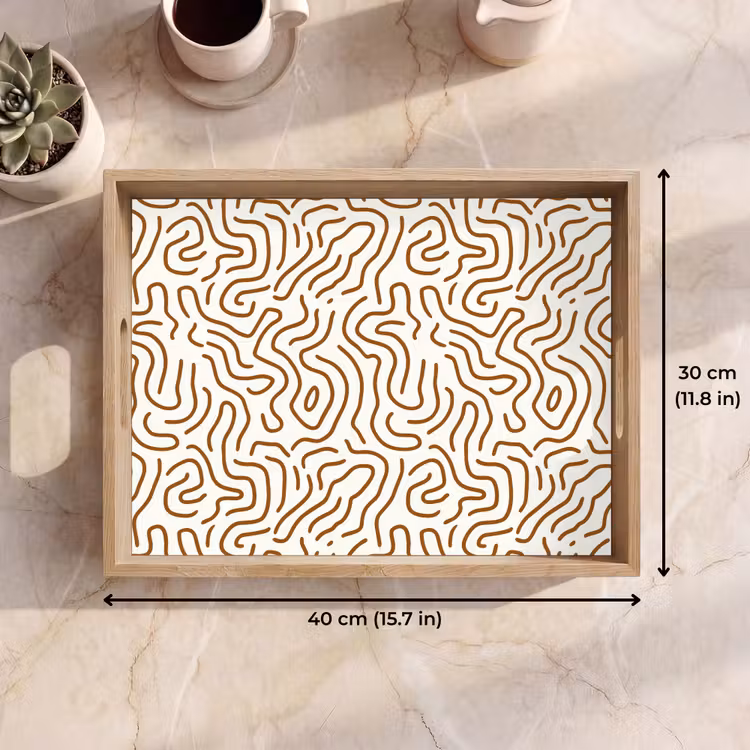 Tray - Minimalist - Pattern - Terracotta — 7