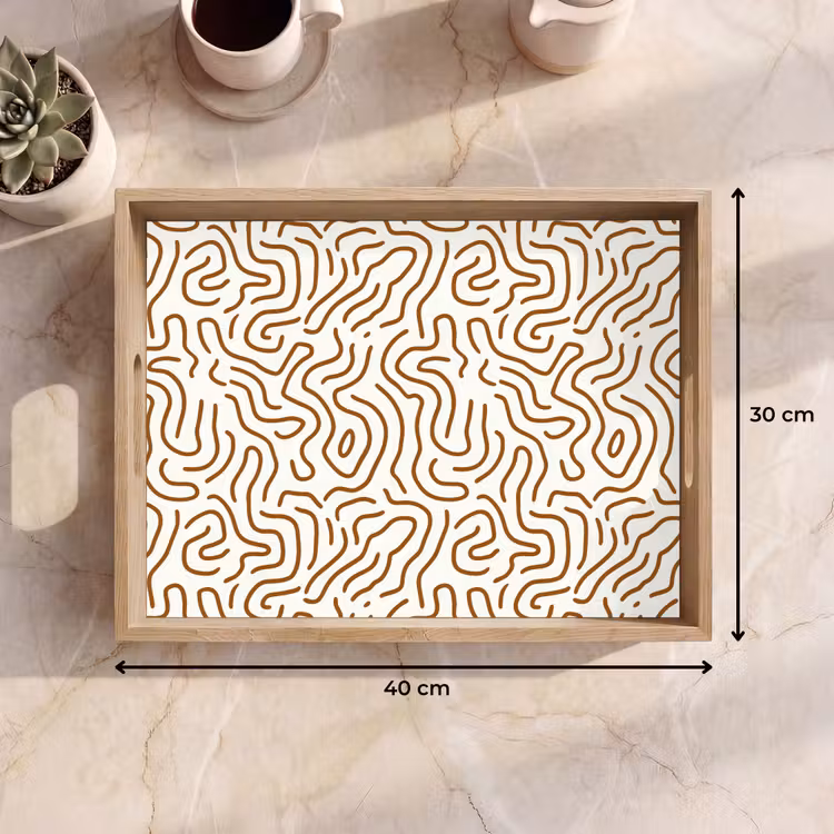 Tray - Minimalist - Pattern - Terracotta — 8