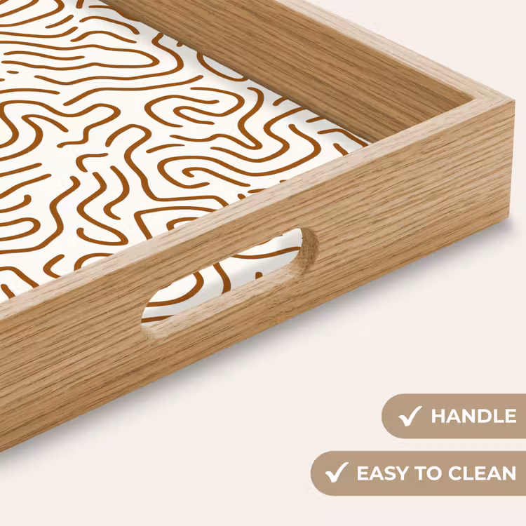 Tray - Minimalist - Pattern - Terracotta — 9