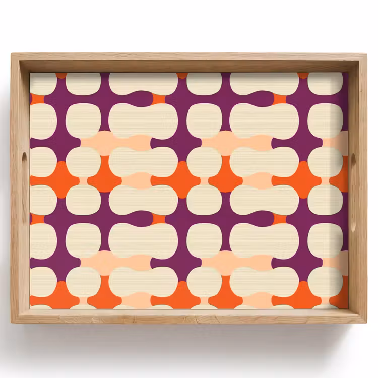 Tray - Modern - Patterned - Colorful — 1