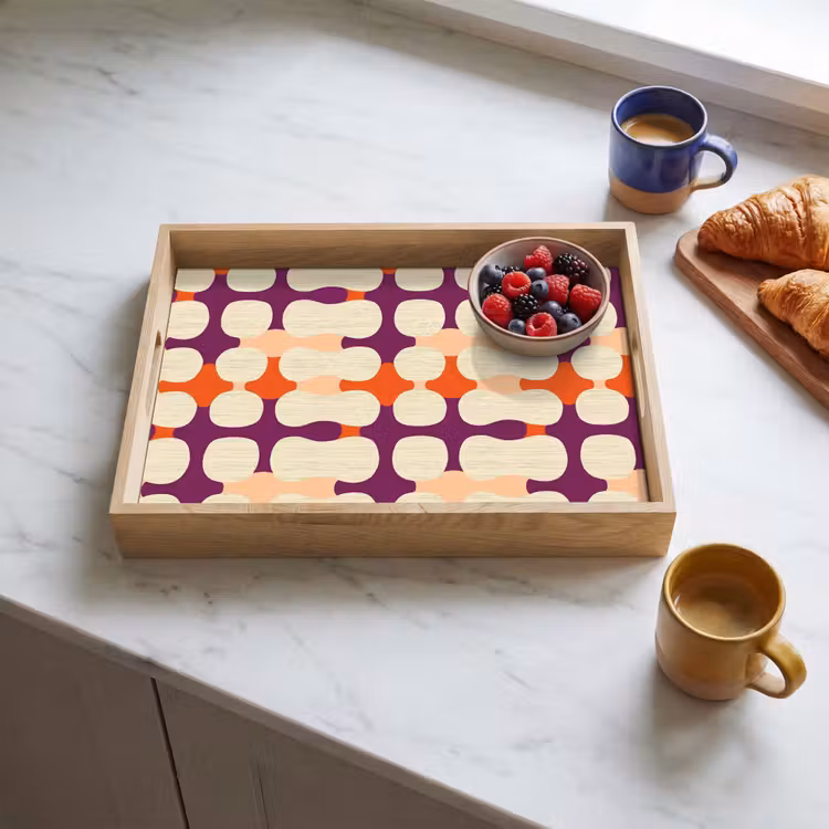 Tray - Modern - Patterned - Colorful — 3