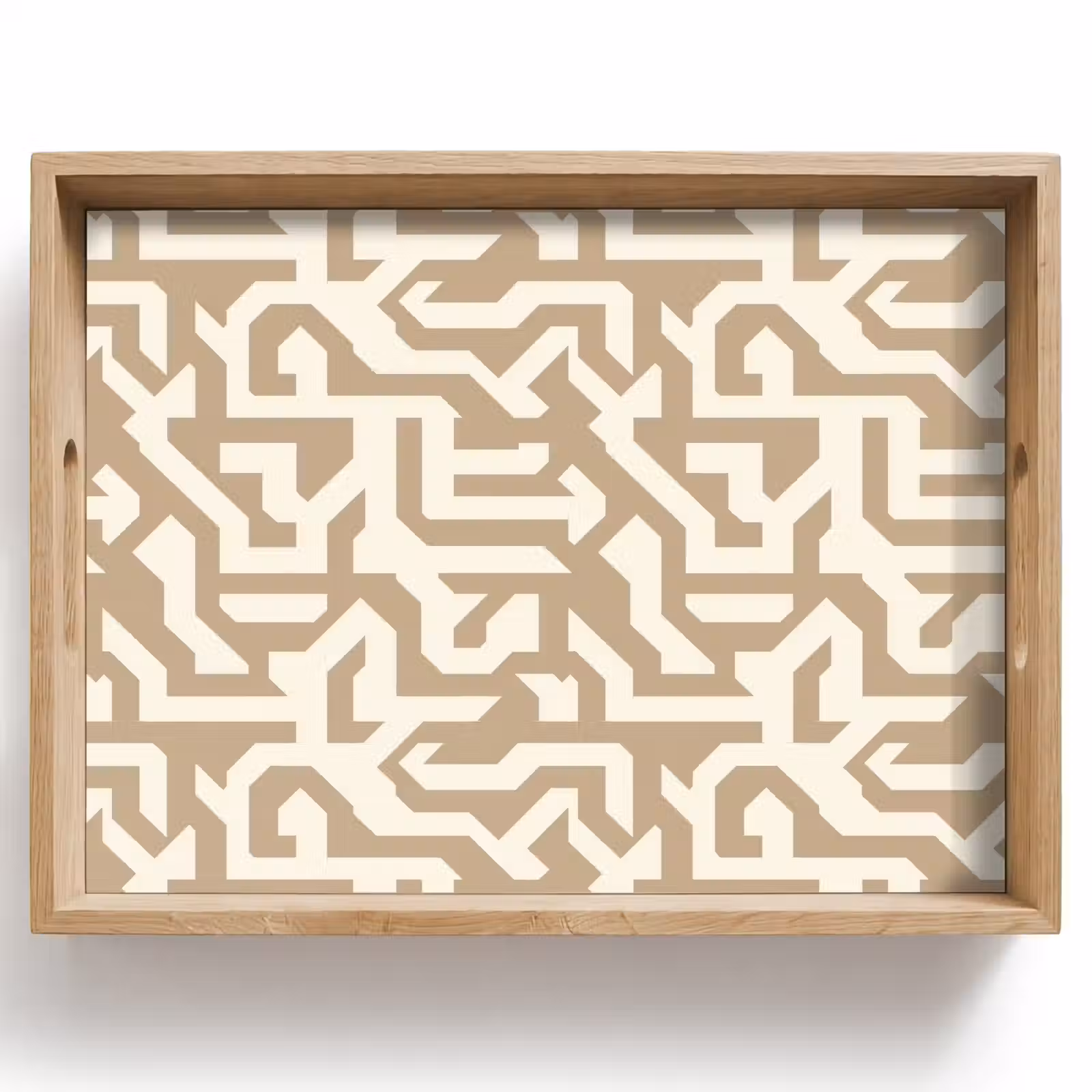 Tray - Modern - Abstract - Beige — 1