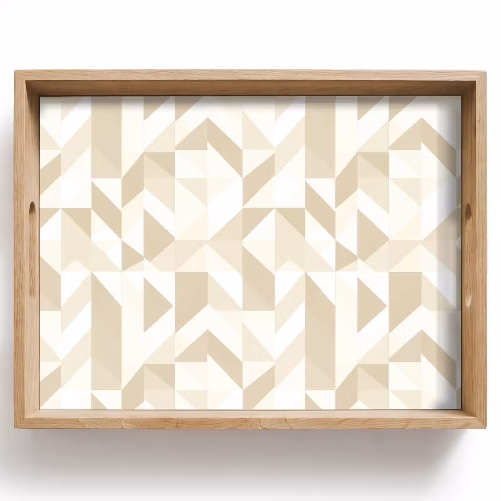 Tray - Modern - Abstract - Beige — 1