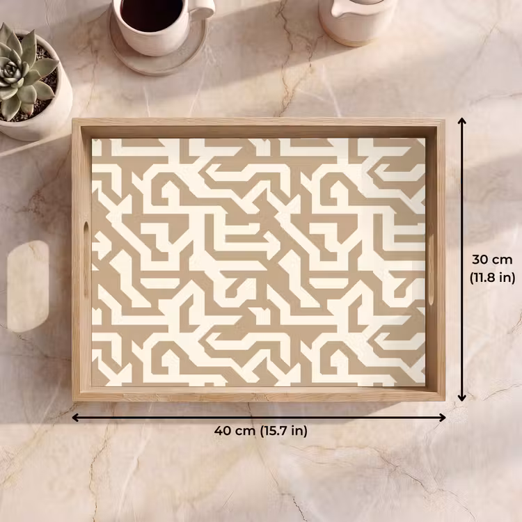 Tray - Modern - Abstract - Beige — 7