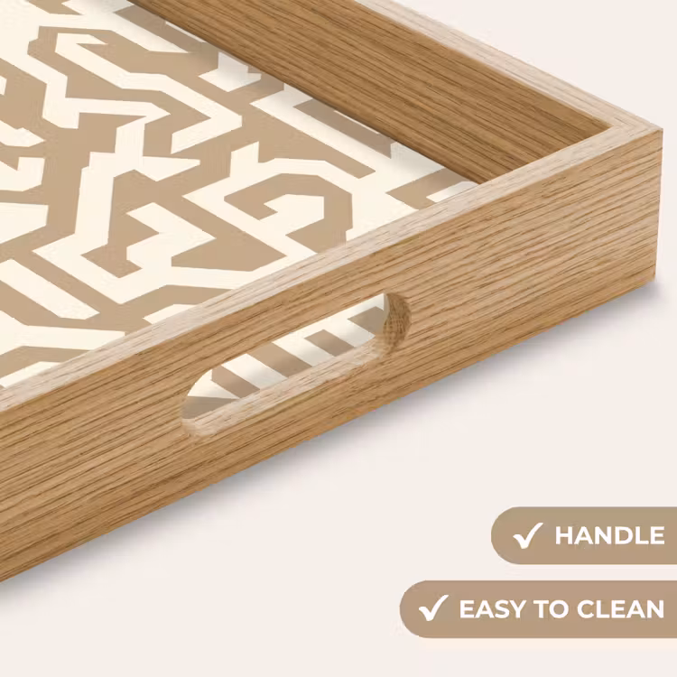 Tray - Modern - Abstract - Beige — 9