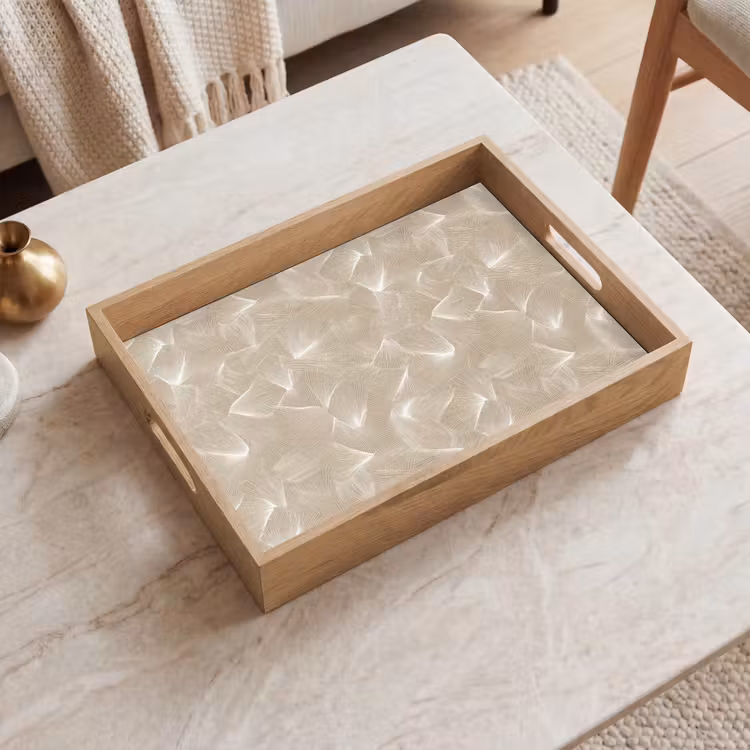 Tray - Organic - Texture - Beige — 2