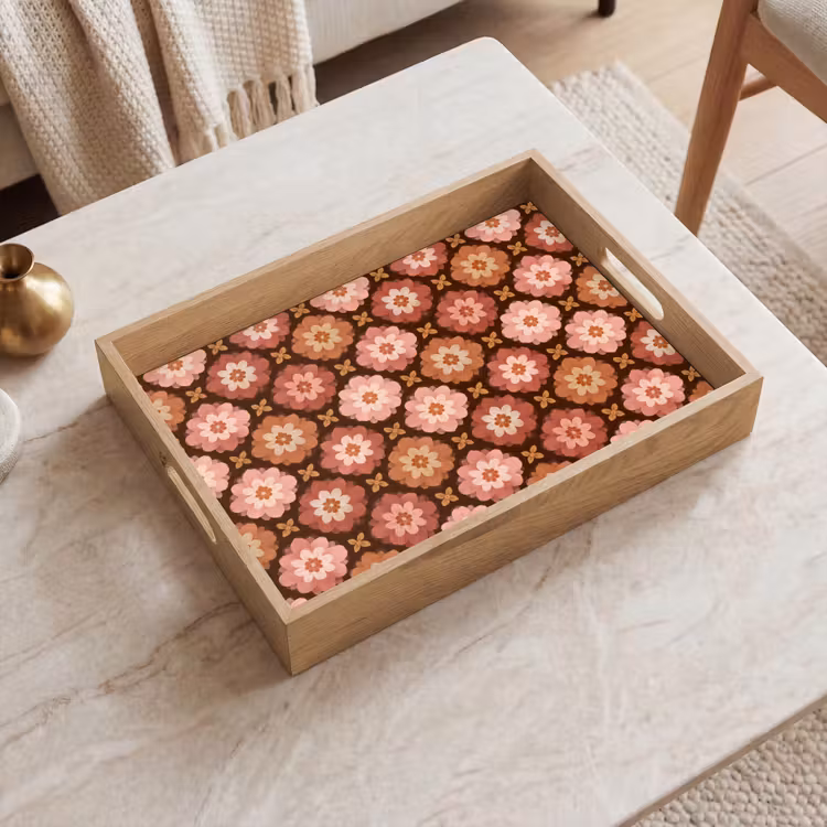 Tray - Geometric - Floral - Colorful — 2