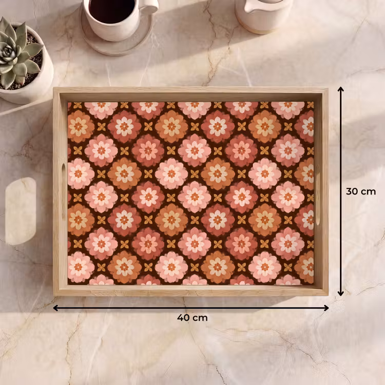 Tray - Geometric - Floral - Colorful — 8
