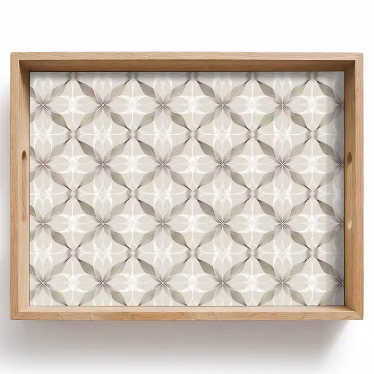 Tray - Graphic - Pattern - Gray — 1