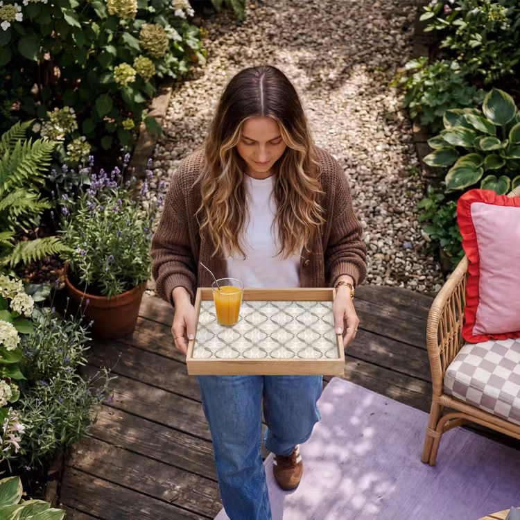 Tray - Graphic - Pattern - Gray — 6