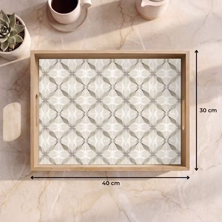 Tray - Graphic - Pattern - Gray — 8