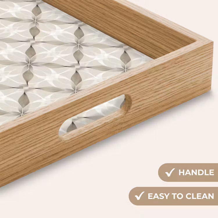 Tray - Graphic - Pattern - Gray — 9