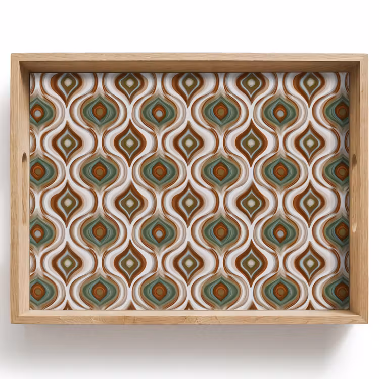 Tray - Motif - Pattern - Colorful — 1