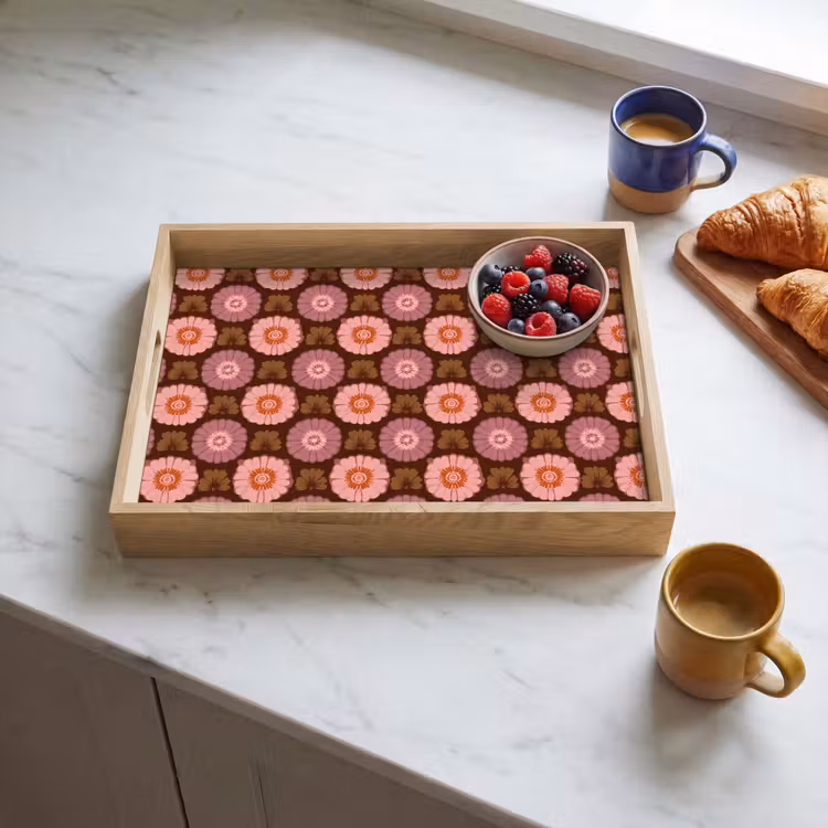 Tray - Retro - Daisy - Pink — 3