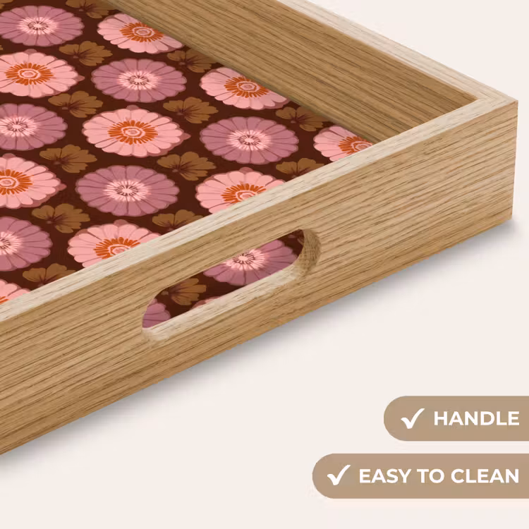 Tray - Retro - Daisy - Pink — 9