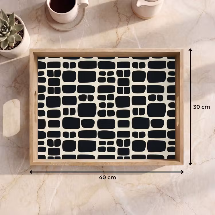Tray - Modern - Organic - Black — 8