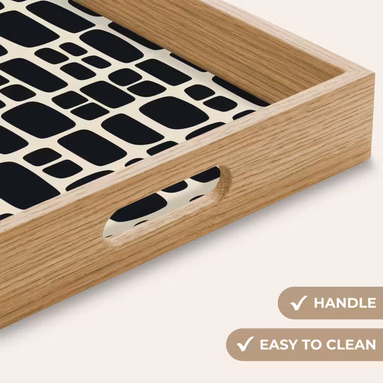 Tray - Modern - Organic - Black — 9