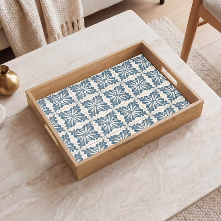 Tray - Pattern - Tile - Blue — 2