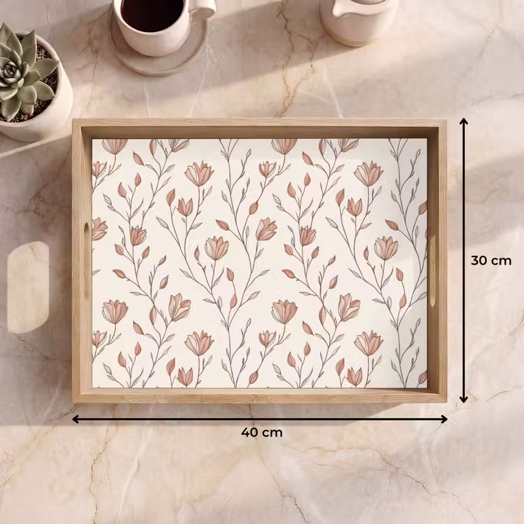 Tray - Pattern - Classic - Pink — 8