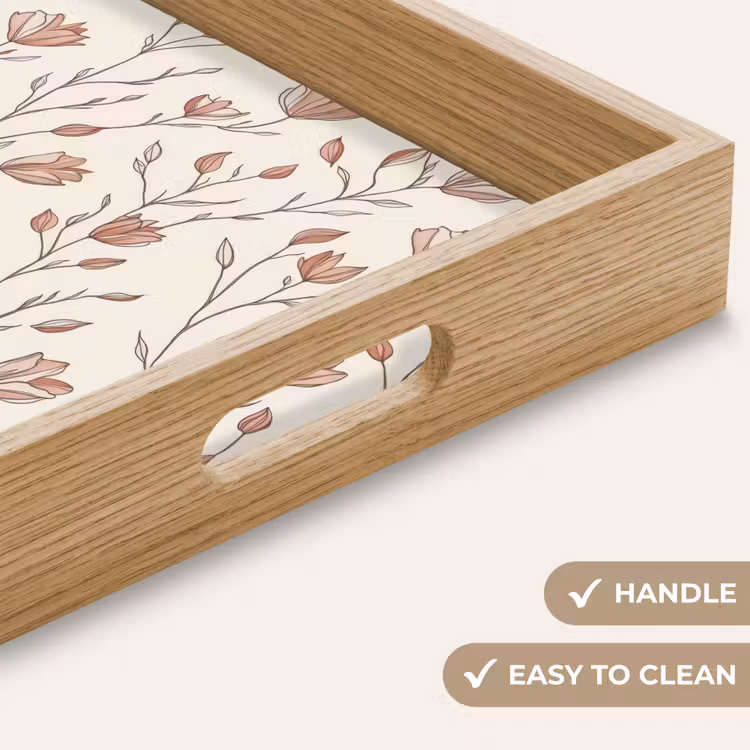 Tray - Pattern - Classic - Pink — 9