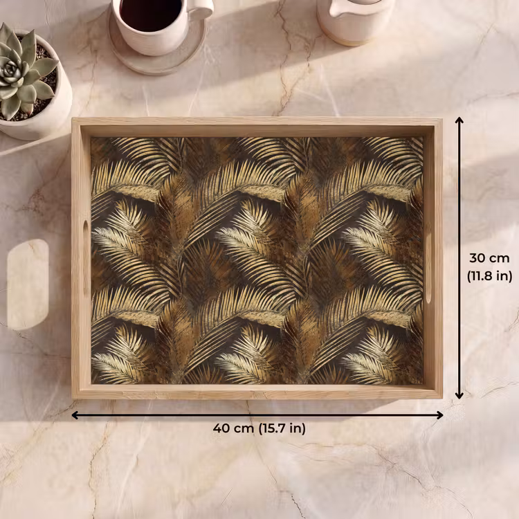 Tray - Tropical - Leaves - Gold — 7