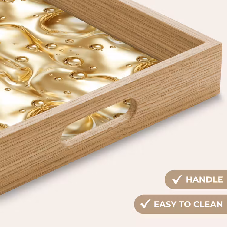 Tray - Liquid - Drops - Gold — 9