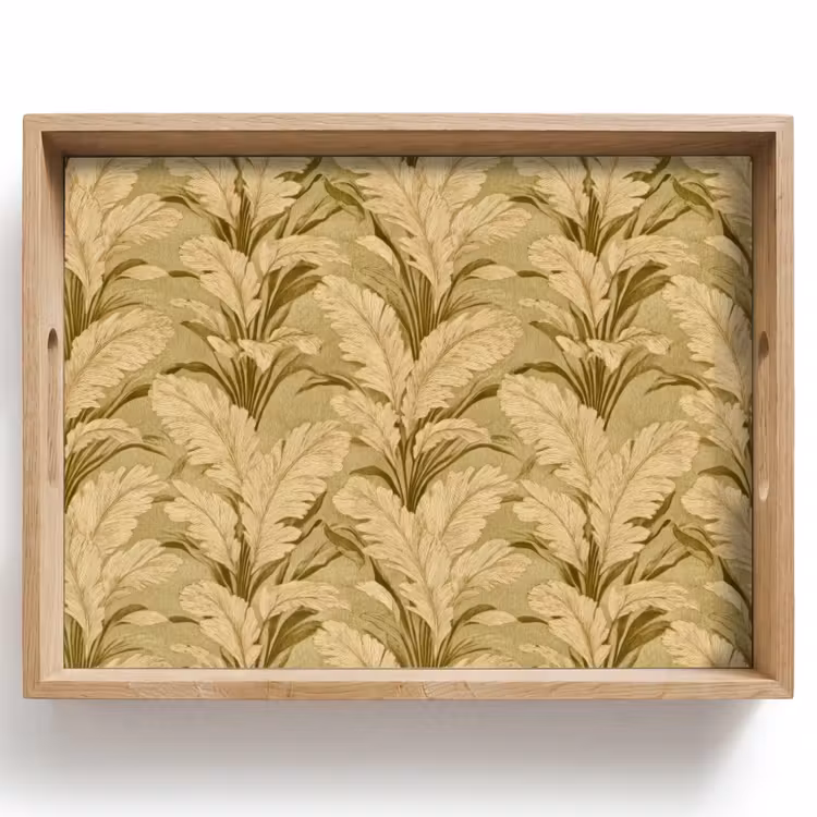 Tray - Palm leaves - Classic - Green — 1