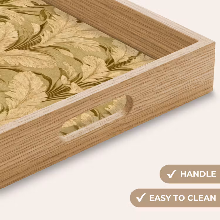 Tray - Palm leaves - Classic - Green — 9