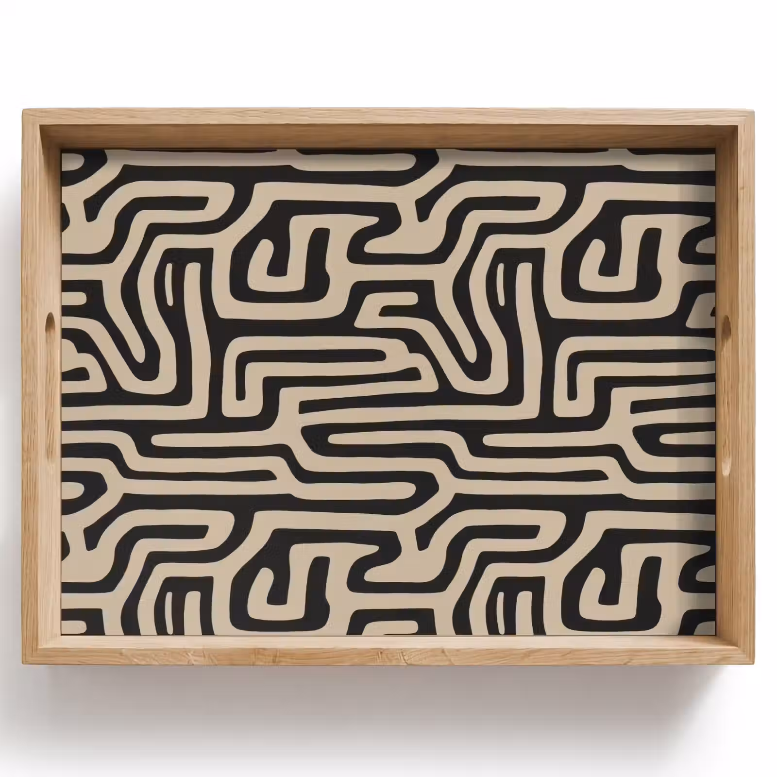 Tray - Graphic - Lines - Black — 1