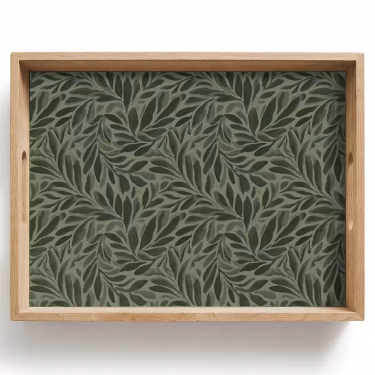 Tray - Leaves - Organic - Green — 1