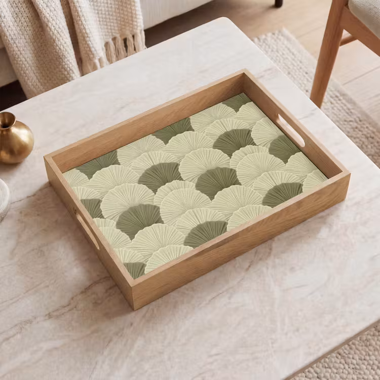 Tray - Leaves - Structure - Green — 2