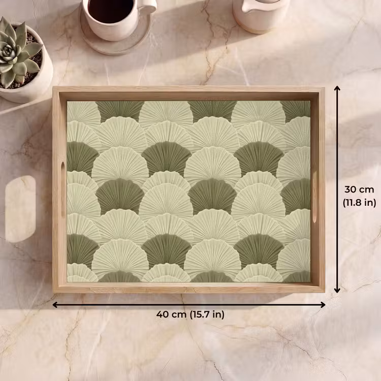 Tray - Leaves - Structure - Green — 7