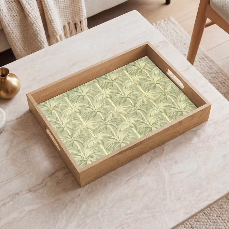 Tray - Palm forest - Tropical - Green — 2