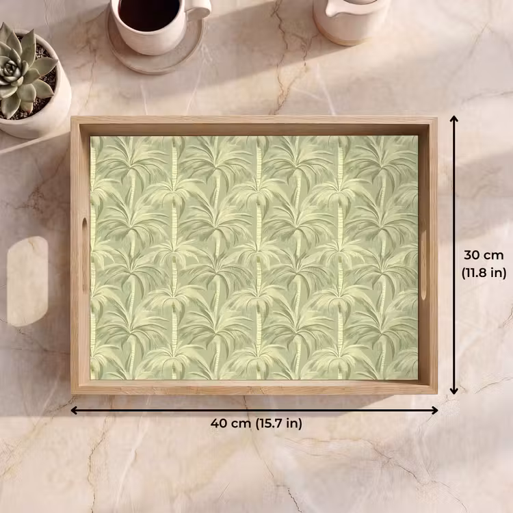 Tray - Palm forest - Tropical - Green — 7