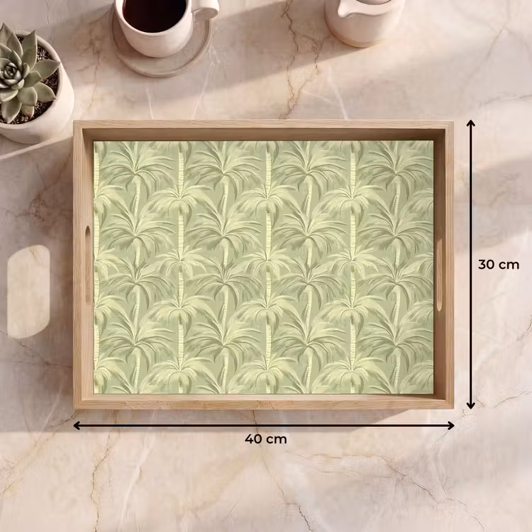 Tray - Palm forest - Tropical - Green — 8