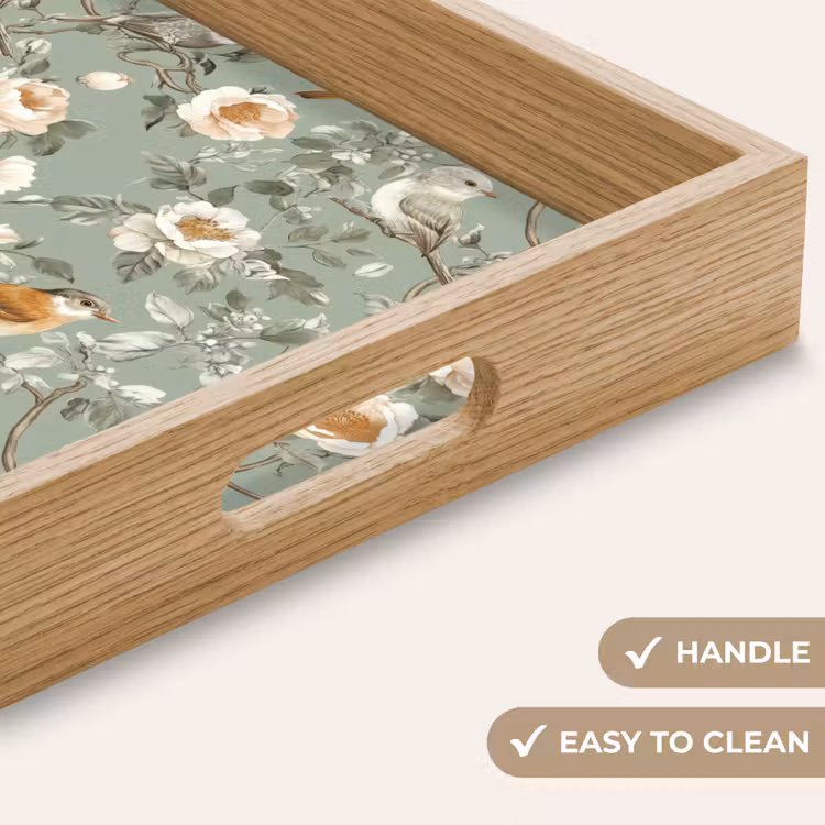 Tray - Pink - Birds - Colorful — 9