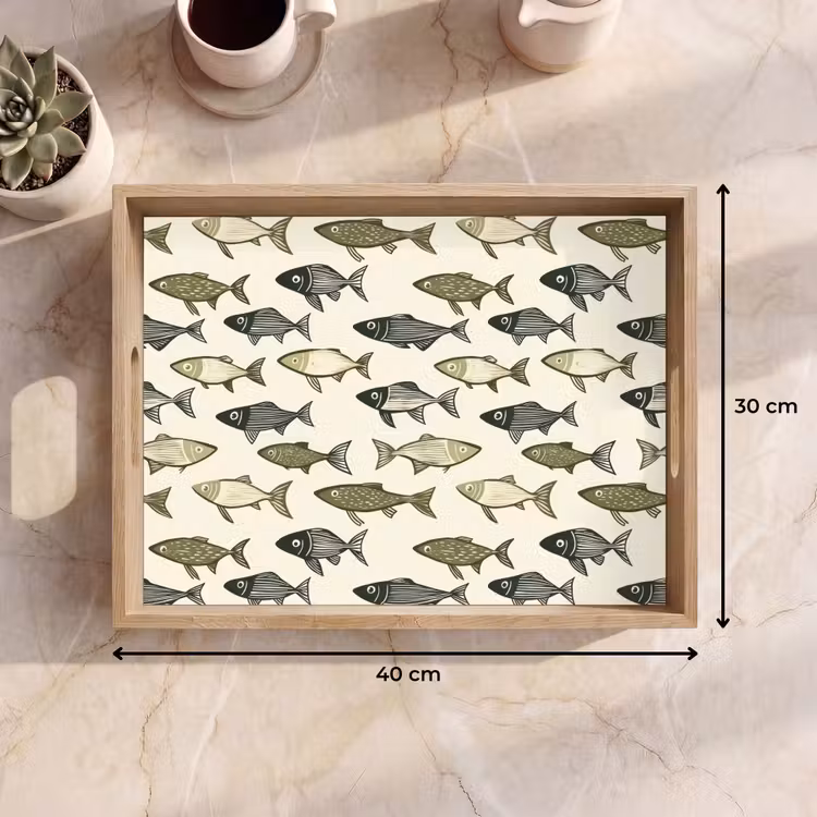 Tray - Pisces - Classic - Green — 8