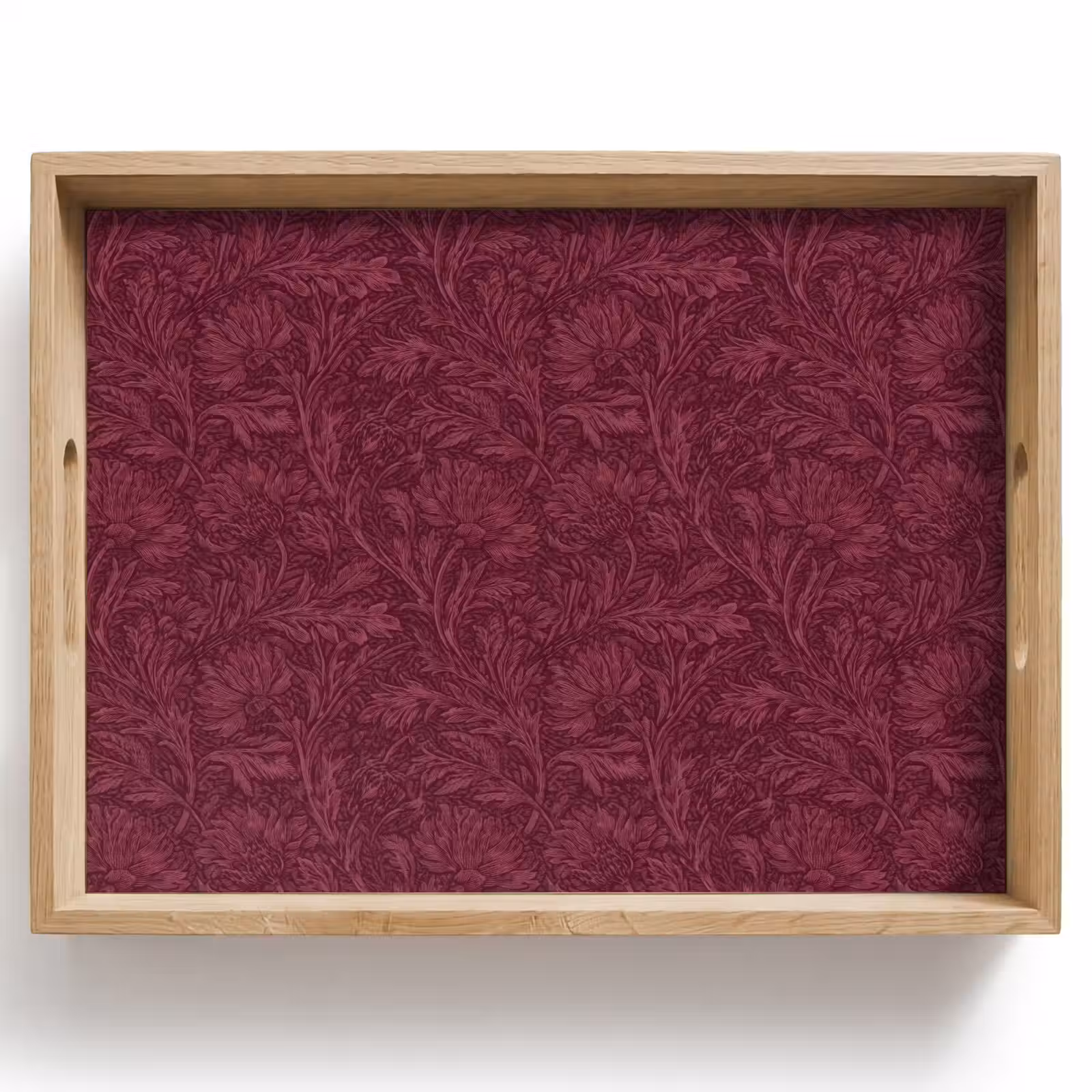 Tray - Leaves - Pattern - Purple — 1