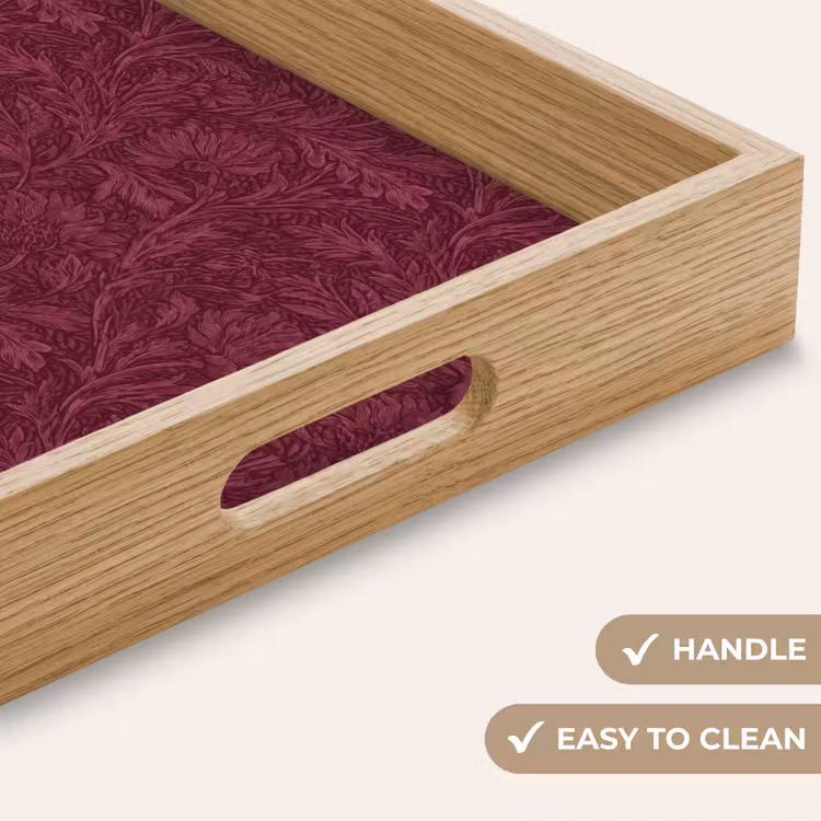 Tray - Leaves - Pattern - Purple — 9