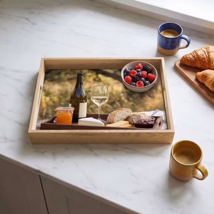 Tray - Picnic - Wine - Cheese board — 3
