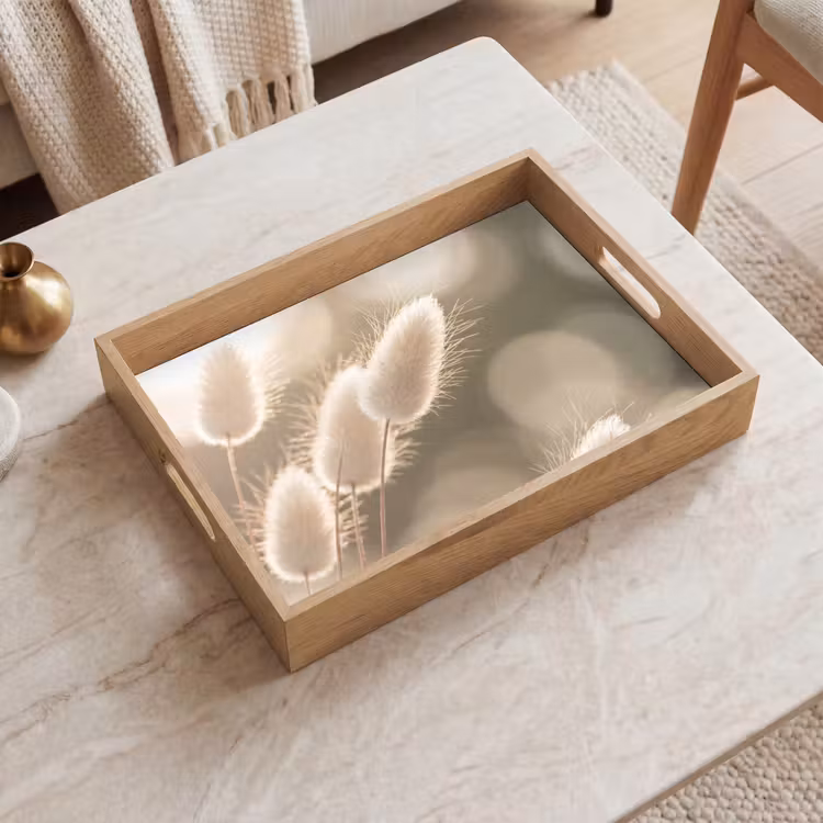 Tray - Hazetail Grass - White - Sunlight — 2