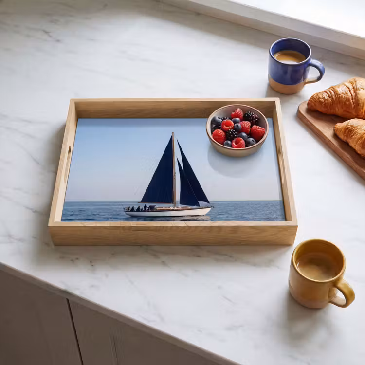 Tray - Sailboat - Sea - Blue — 3